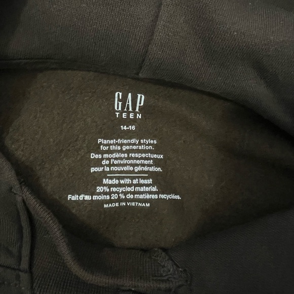Brown GAP hoodie with brown logo - Picture 2 of 2